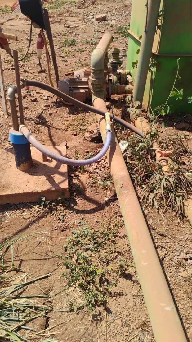 Bomba de vácuo do sistema de rebaixamento por ponteiras filtrantes